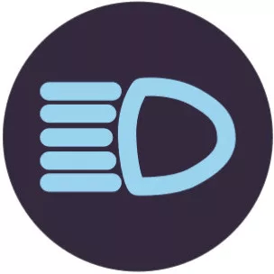 远光指示灯