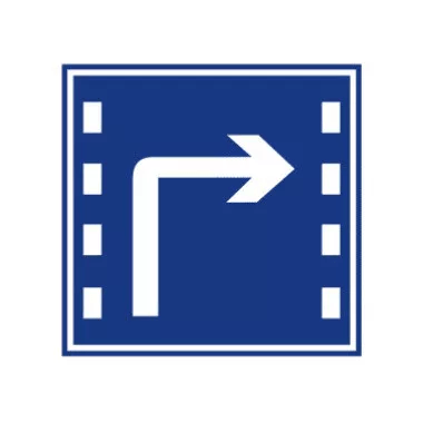正方形的交通标志图片